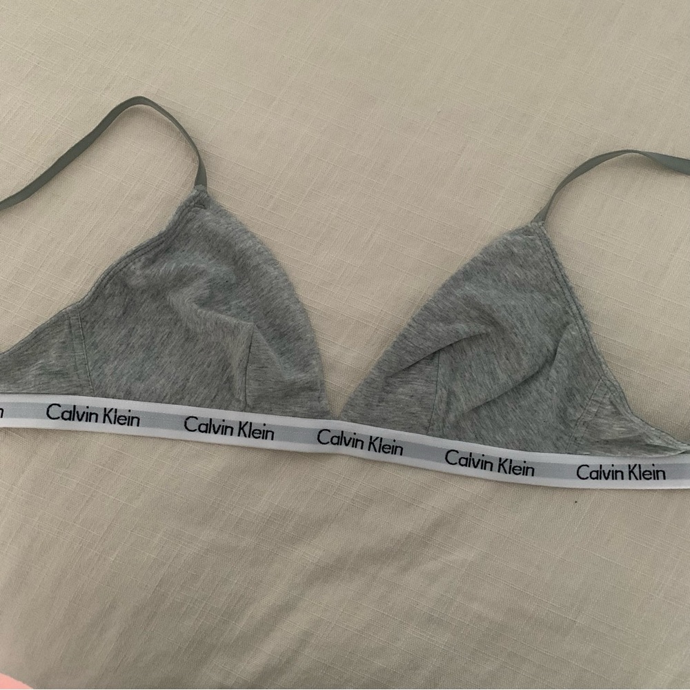 Calivin Klein Grey Triangle Bralette